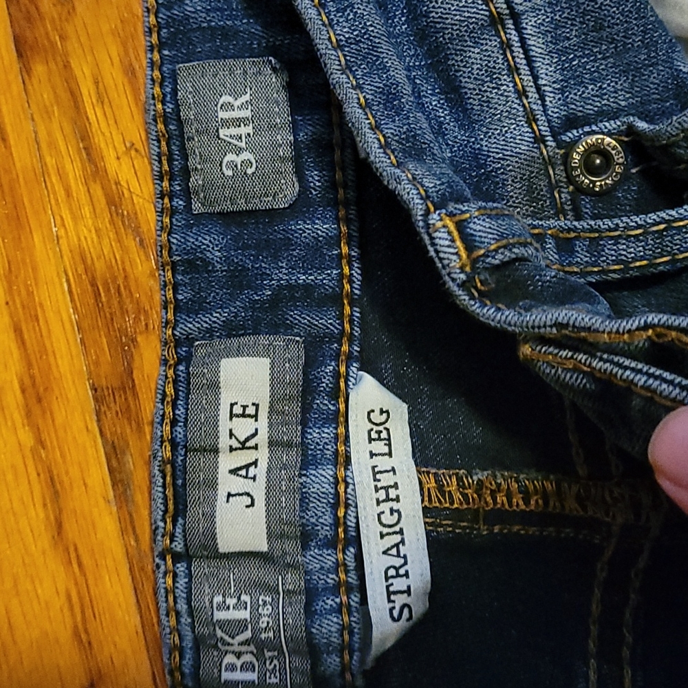 BKE JAKE STRAIGHT LEG 34R JEANS